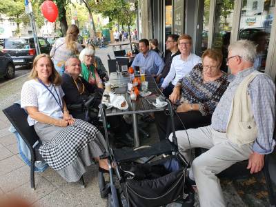 Stammtisch der CDU Friedenau im Caf Breslau am 11.9. mit Hildegard Bentele, Mitglied des Europischen Parlaments